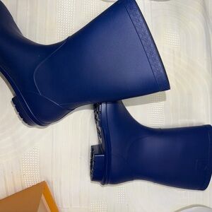 UGG Women's Deep Blue Waterproof Rain Boots